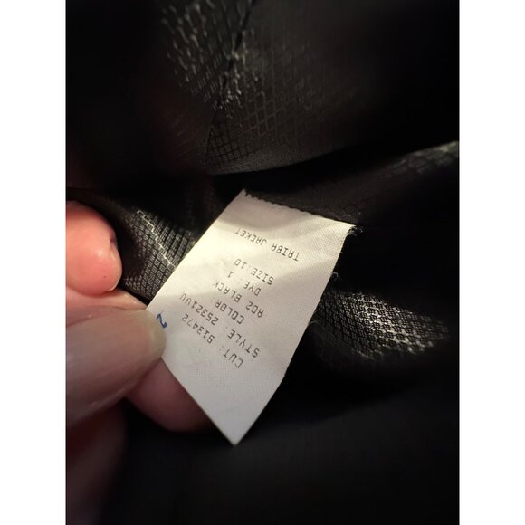 Vtg Elegant Wool Blend Womens Slimming Blazer Sz10 Dk Academia Whimsigoth Y2K - Picture 3 of 16